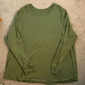 Terra & Sky Olive Long Sleeve Tee